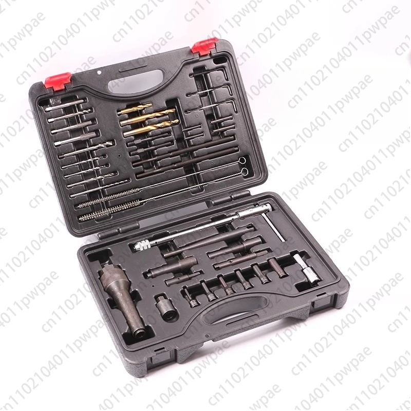 Herramienta de reparación de rosca de tapón de calefacción eléctrica, herramienta de extracción de tapón de precalentamiento diésel automotriz, juego de herramientas de reparación de extracción de Base