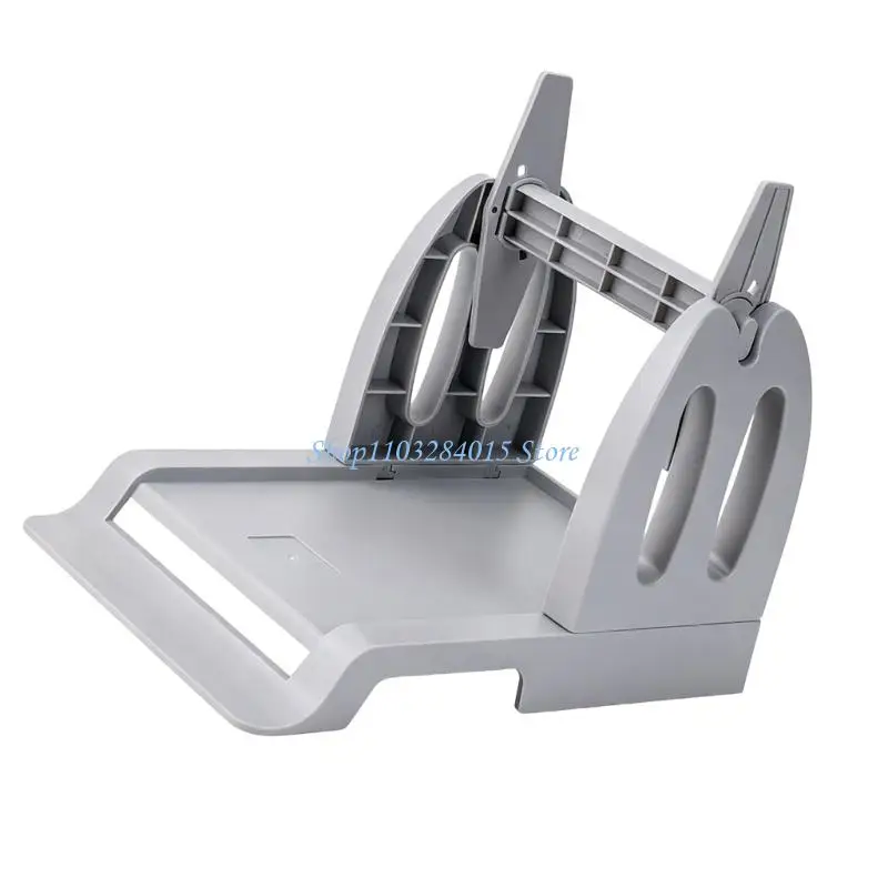 R6FF Manual External Barcode Printer Paper Stand for Desktop Label Printer Thermal Receipt Easy Installation Accessories