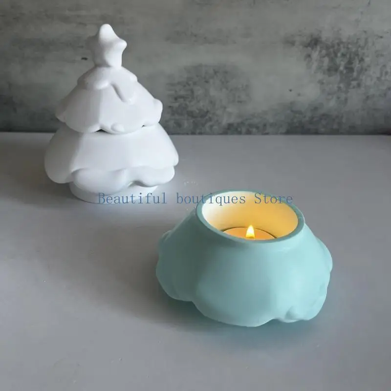 

U4LF Christmas Ornament Sorting Box 3 Section Silicone Mold for Quick Retrieval