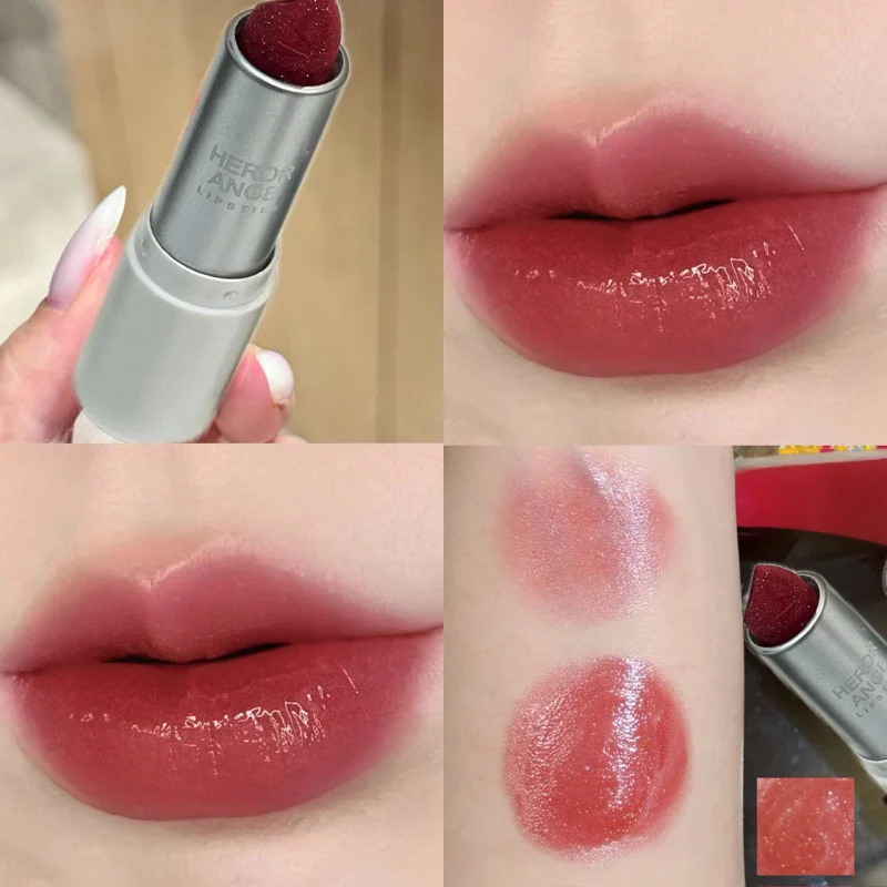 

Высококачественная помада HERORANGE Cloud Trace Soft Gauze Shimmer, стойкая и нелипкая.