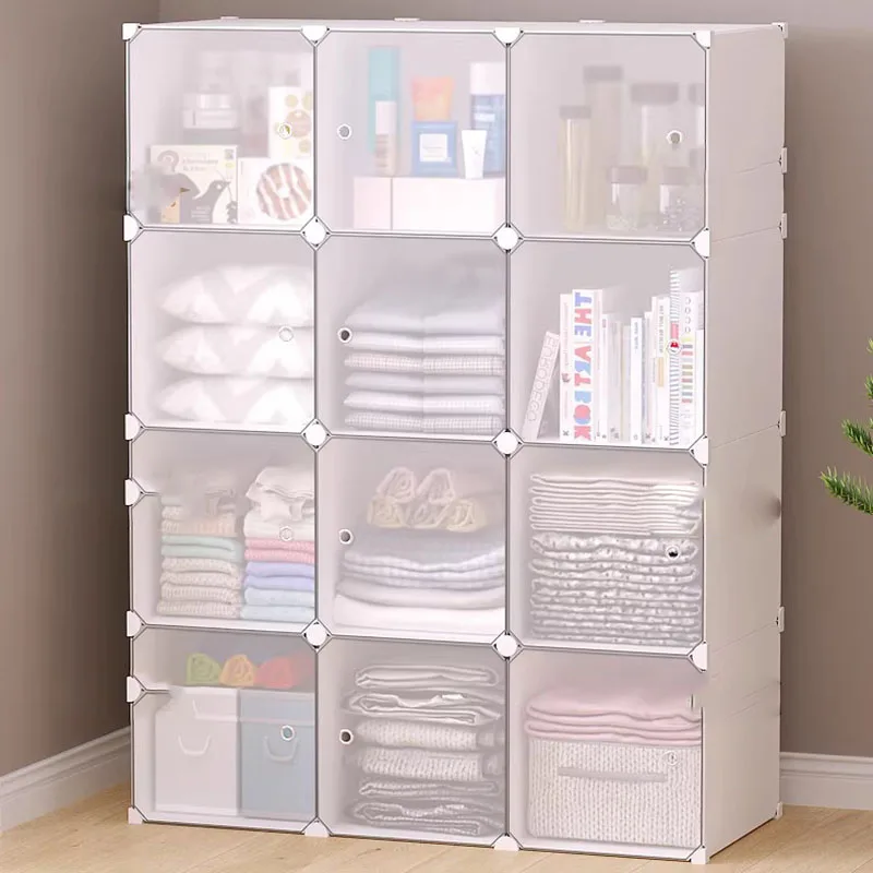 Organizer Cabinet Wardrobe Storage Plastic Partitions Living Room Bedroom Clothes Wardrobe Display Muebles Trendy Furniture