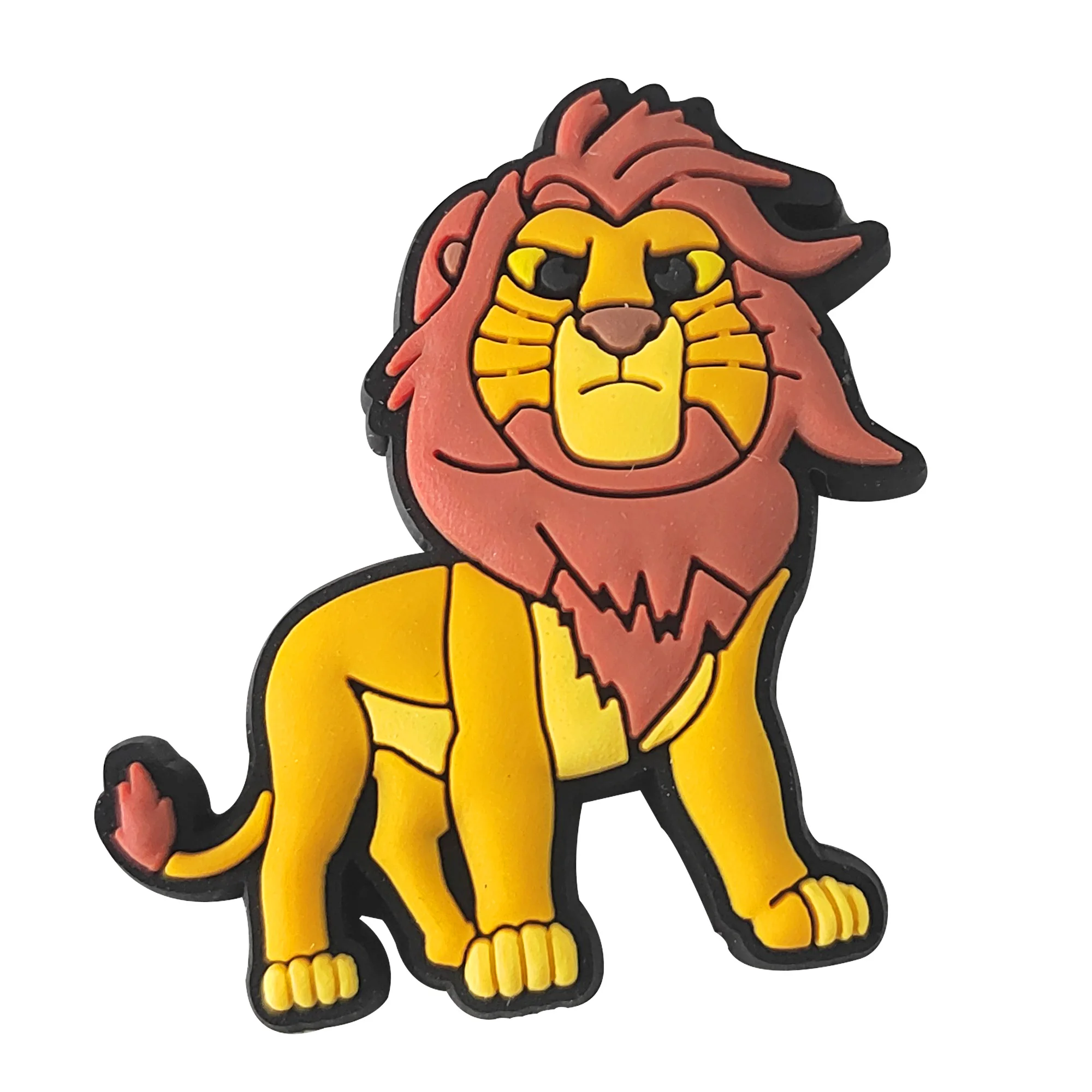 1-16Pcs Lion King Simba for Boys Girls Cartoon Sandals Shoes Buckles PVC for Disney Animal Boar Clog Charms Decoration