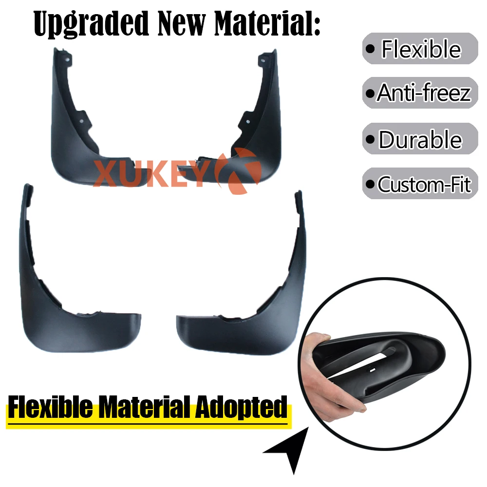 For Ford Focus 2 Mk2 Mk2.5 Saloon Sedan 2005 - 2011 Mudflaps Mud Flap Splash Guards Front Rear Fender 2006 2007 2008 2009 2010