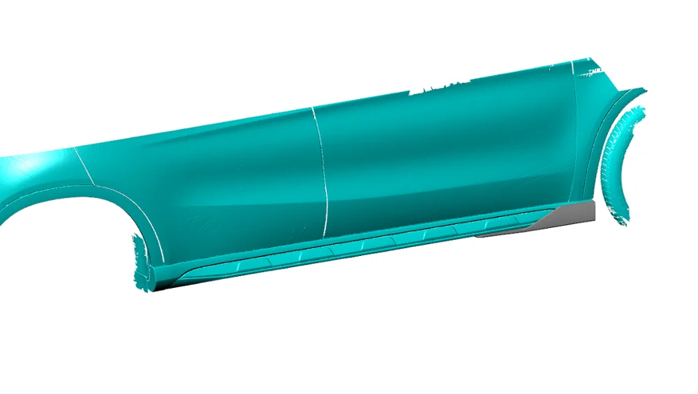 GLA-Klasse Kohlefaser-Auto-Seitensplitter für Mercedes GLA250 GLA45 AMG 2015–2019