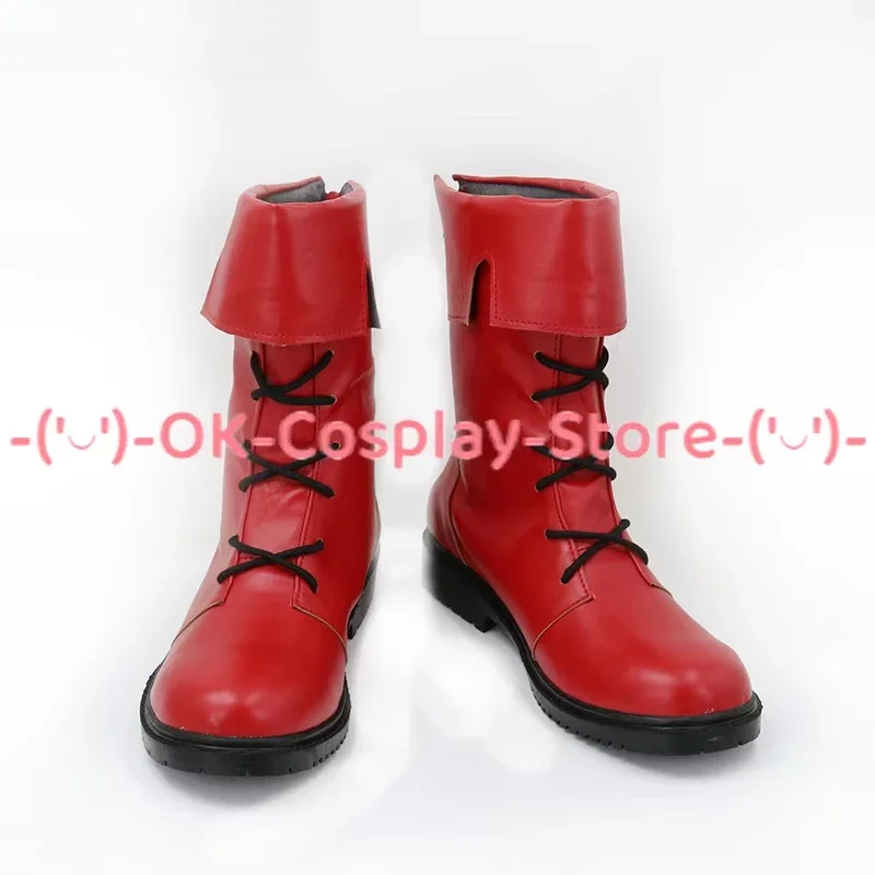 [Customized] Cammy Cosplay Shoes Anime Game Roleplay Props Halloween Carnival Holiday Party PU Leather Boots