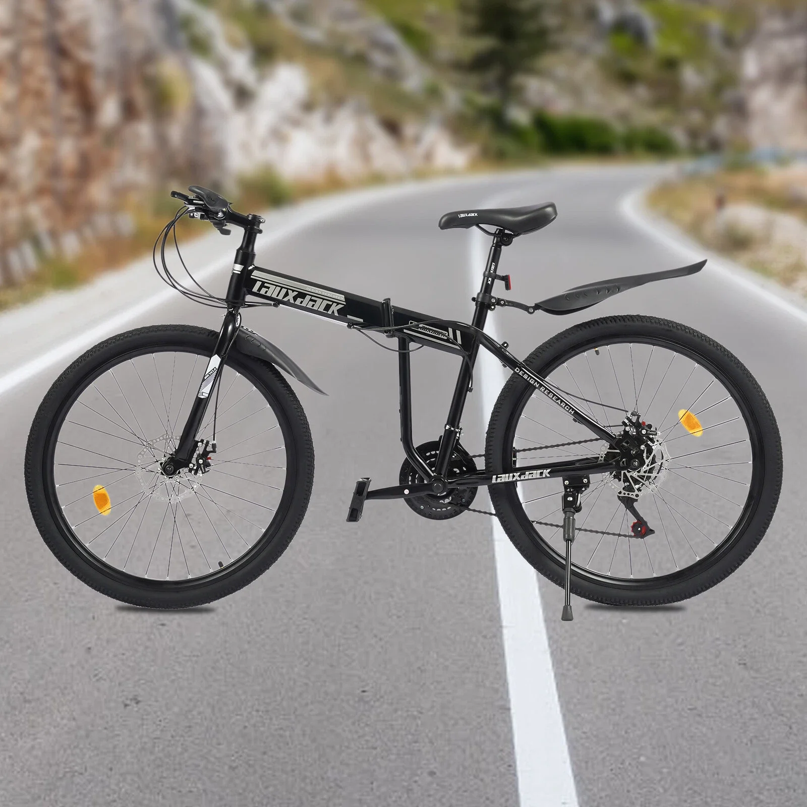 26 Zoll Bicicleta de Montaña Unsex Fahrrad Scheibenbremse 21 Gang-Schaltung Fahrrad Totalmente MTB