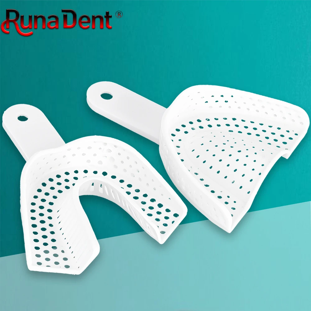 

Dental Impression Trays Perforated Bite Tray Sml Sizes Teeth Holder Oral Care Dentist Lab Materials