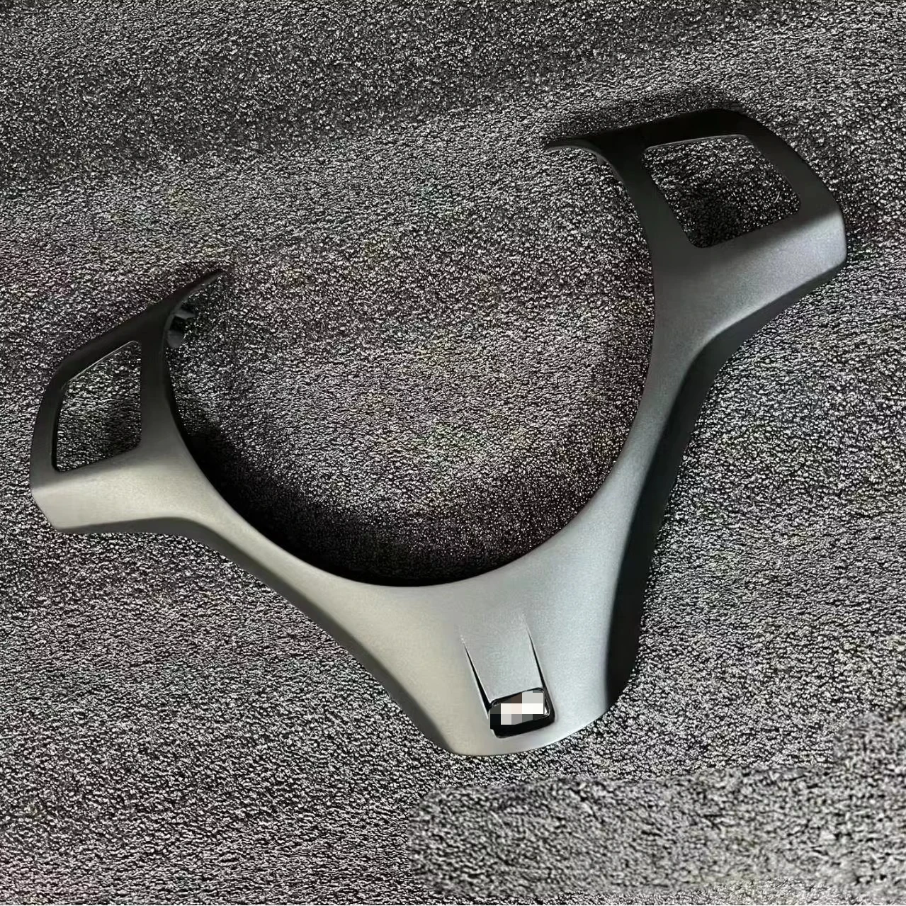 

Upgrade Black Plastic Lower Steering Wheel Trim Cover For BMW 1 3 Series E87 E88 E90 E92 E93 M3 2008-2013