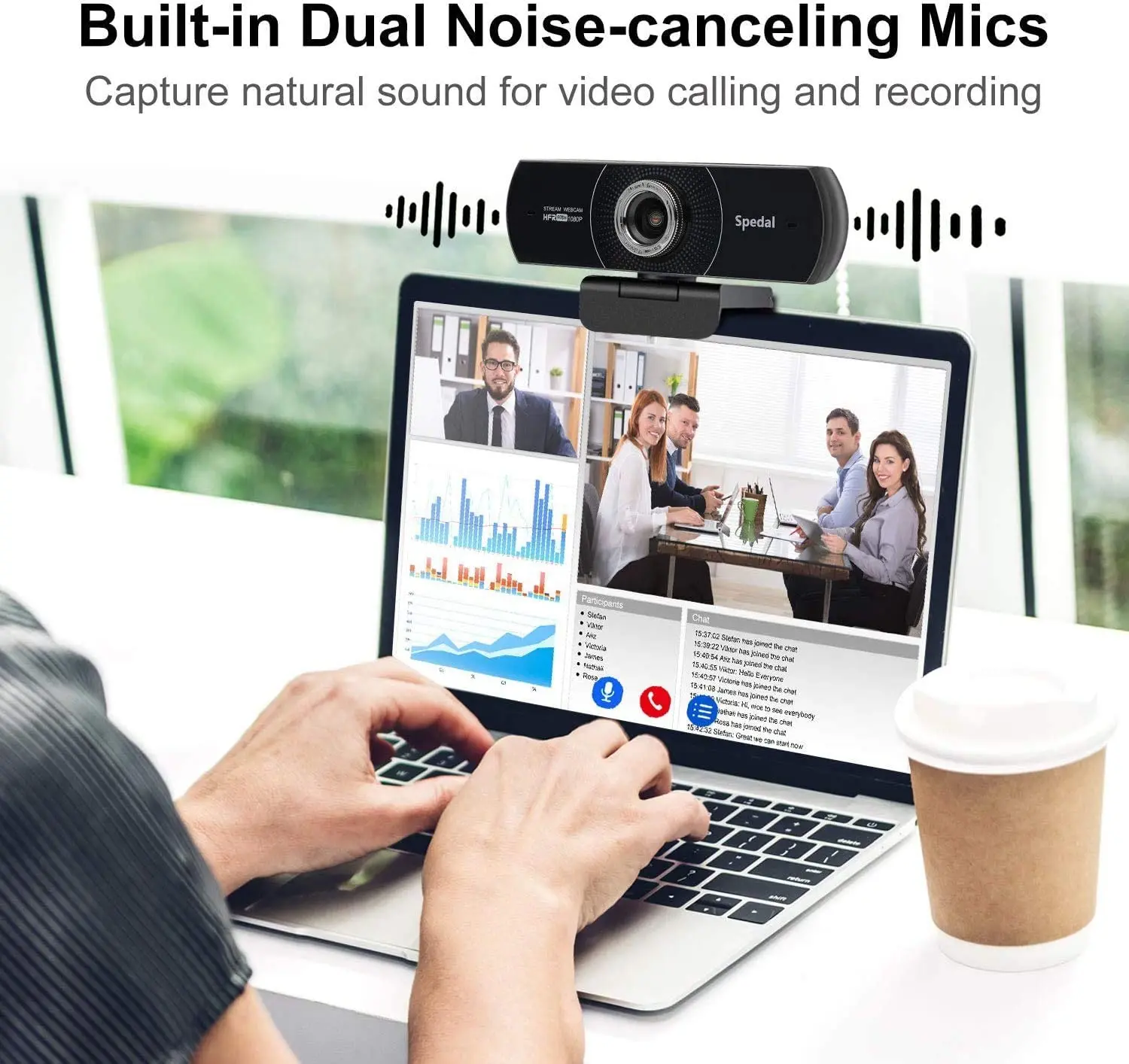Spedal 934 Hd 1080P 60fps Webcam Streaming Usb con microfono per Computer Meeting Web Camera Windows Mac Linux