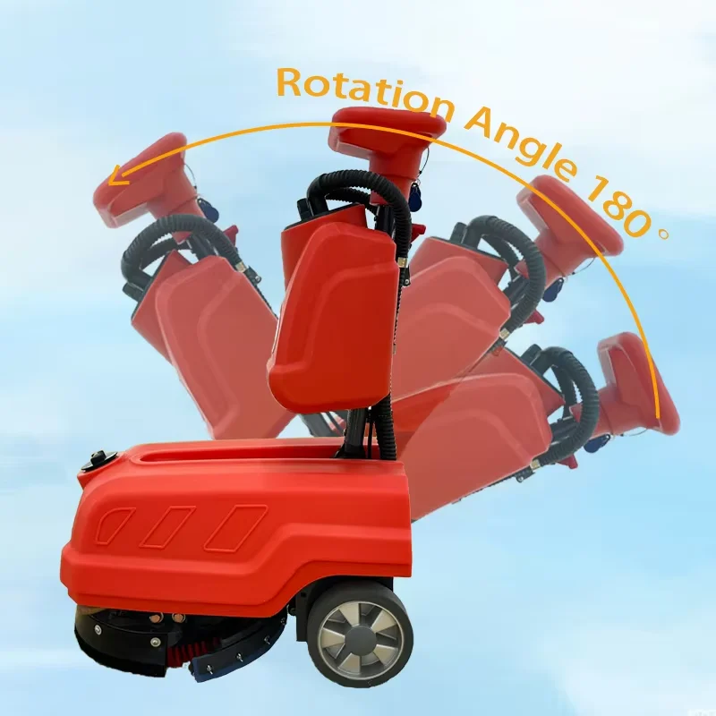 Hand-Pushed Factory Floor Cleaning Machine Supermarket Marble Floor Scrubber New Condition Floor Sweeper Washing Machine
