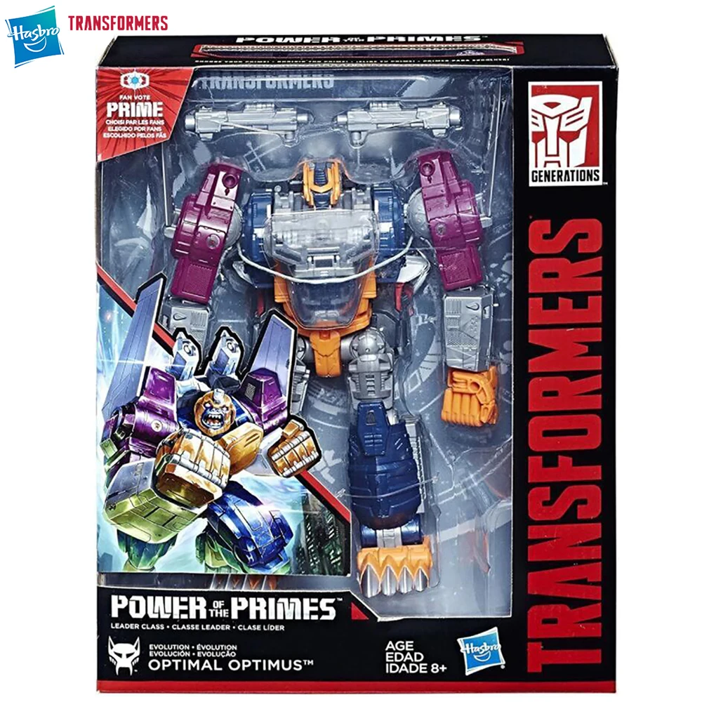 

[In-Stock] Hasbro Transformers Power of the Primes Optimal Optimus 21cm Leader Class Collectible Action Robot Figure Model Toys