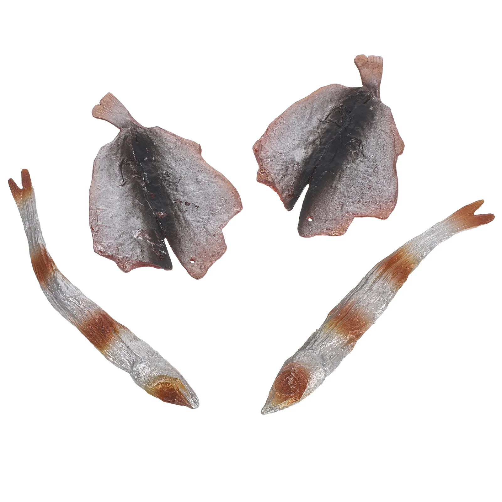 

1 Set Realistic Artificial Seafood Decoration Fish Slices Faux Fried Fillets For Restaurant Display Photography Props Kitchen