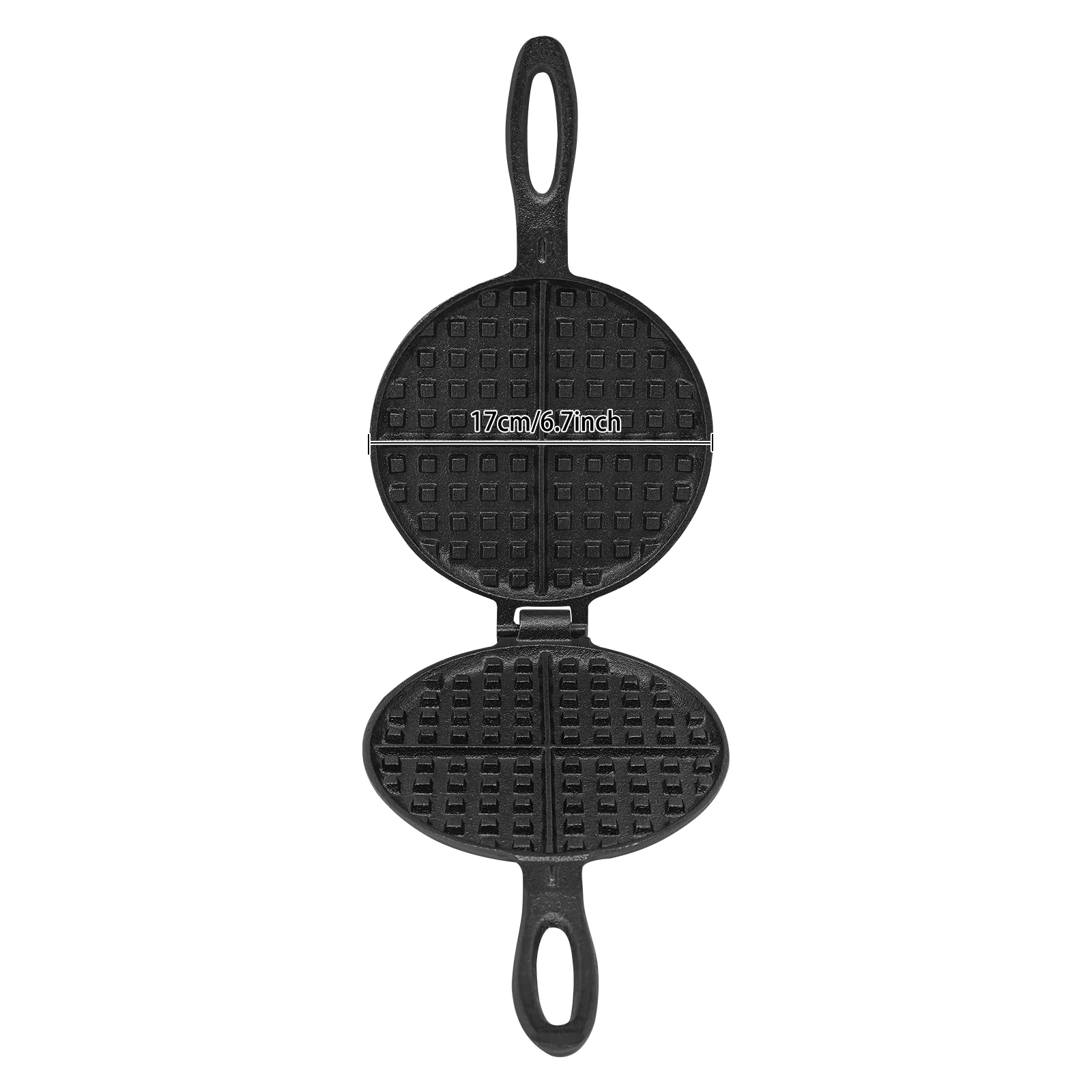 

Waffle Maker Plates, 17cm/6.7in Waffle Maker Grid Plate, Waffle Maker Plates with Handles for Home Kitchens, Coffee Shops