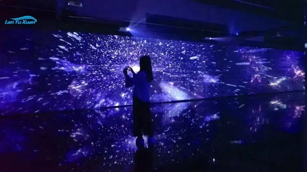 1*1.5m 3d outdoor holographic mesh projection screen,3d rear and front  Holo-gauze（Custom size available）