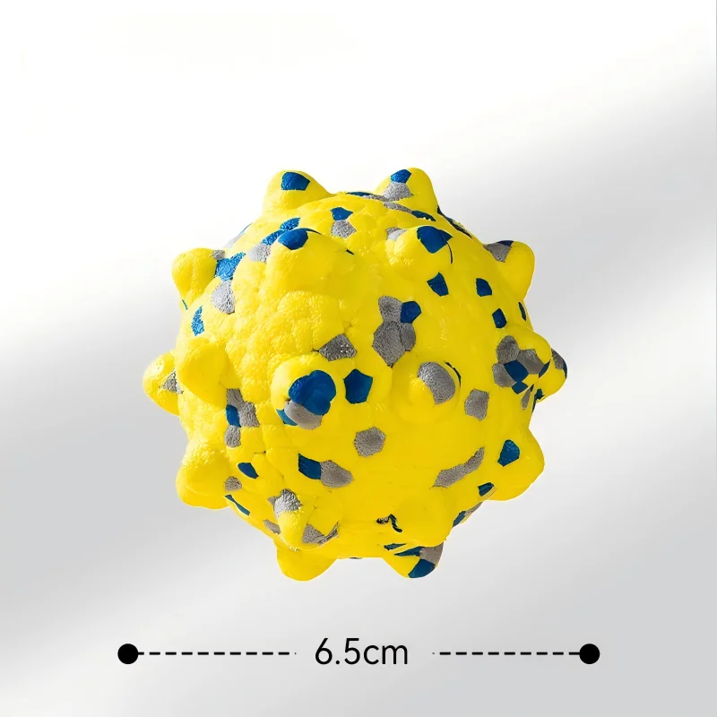 1/2 Pcs Outdoor Pet Toy Ball ETPU Explosive Ball Pet Ball High Elasticity Biting Self Fun Interactive Grinding Ball