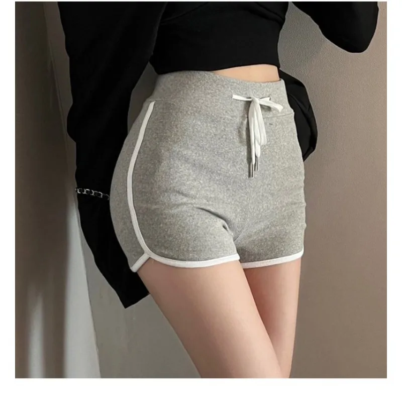 

Универсальные спортивные шорты для женщин, облегающие летние повседневные домашние эластичные узкие шорты с подтяжкой ягодиц