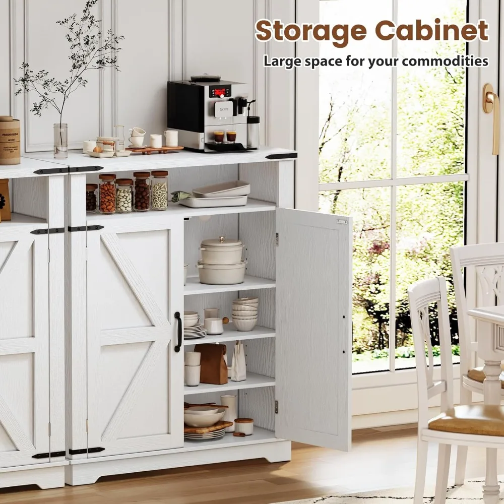 "مجموعة من خزائن أحذية مكونة من 6 طبقات - أبواب مع أرفف قابلة للتعديل وتركيب مضاد للطرف، للمدخل/الخزانة"