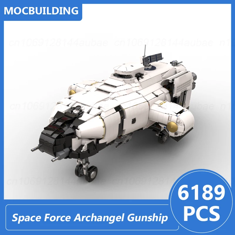 Space Force Peregrine Light Shuttle & Mooncrawler & Lunar Walker & Archangel Gunship & USS Century Egg Moc Building Blocks Brick