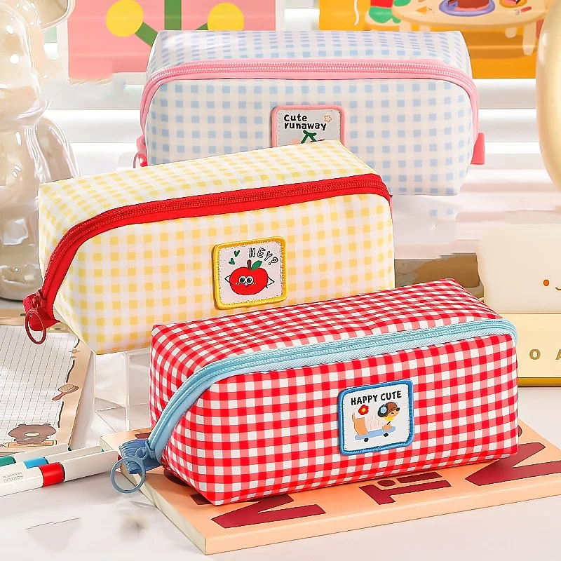 Grote capaciteit Dopamine Etui Briefpapier Schoolbenodigdheden Pennenbakje Etui Bureau Opbergtas Studenten Pen Zakken Cadeau