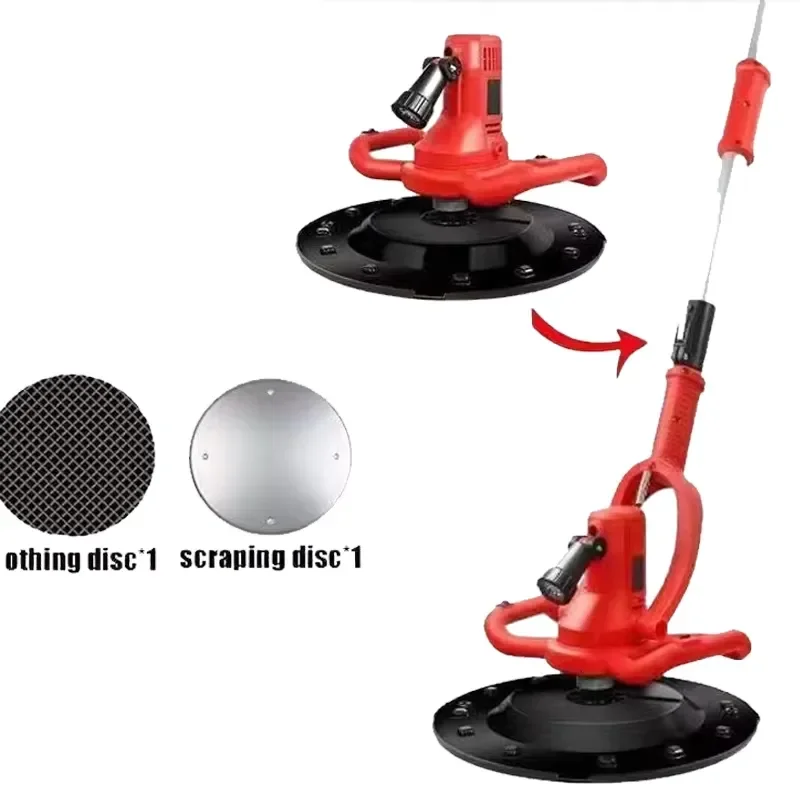 Wall Rendering Machine Electric Handheld Polisher Concrete Putty Powder Smooth Sander 220V Automatic High Efficiency 560/h