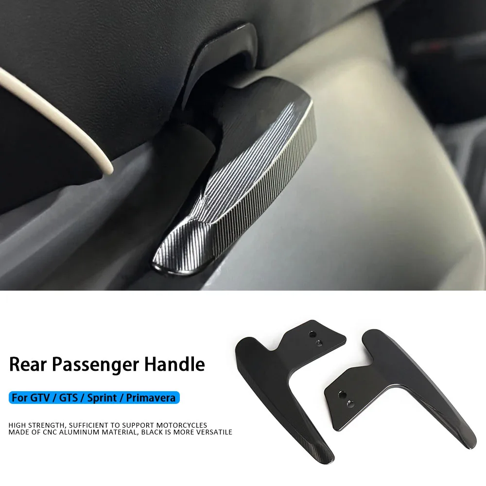 

Passenger Rear Grab Handles Seat Armrest Handle Rail Grab Bar Motorcycle SPRINT PRIMAVERA 150 For VESPA GTS GTV 300 Accessories