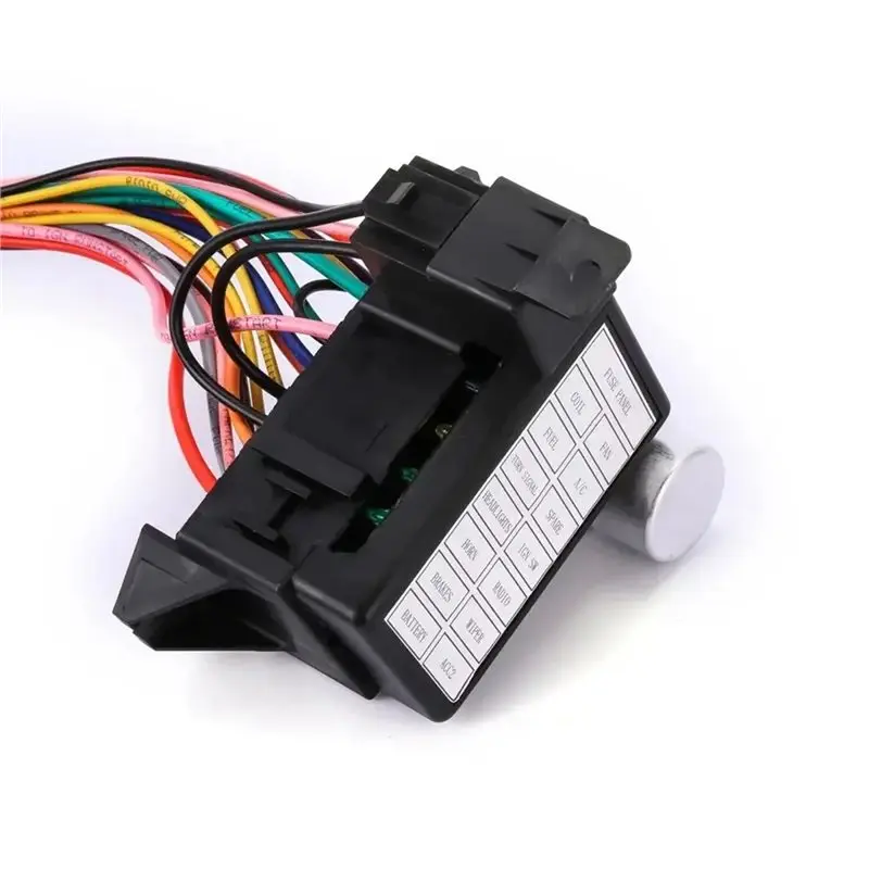 Car 14 Circuit Universal Wiring Harness 12V Voltage-Circuit For Car Modification Repair