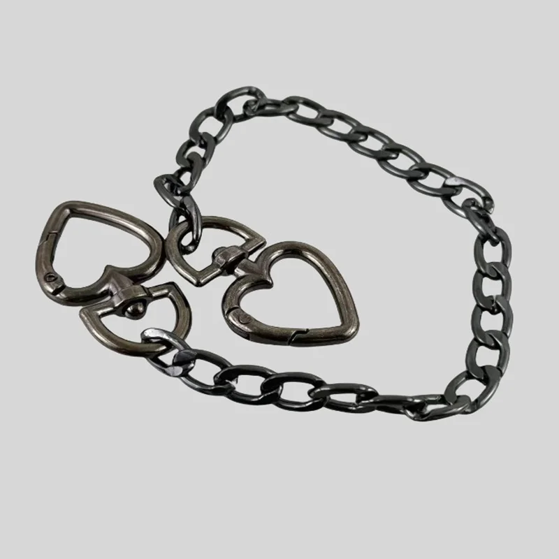 سلسلة بديلة لإبزيم على شكل قلب على الطراز الفرنسي القديم لسلسلة تزيين حقيبة الظهر النسائية #1