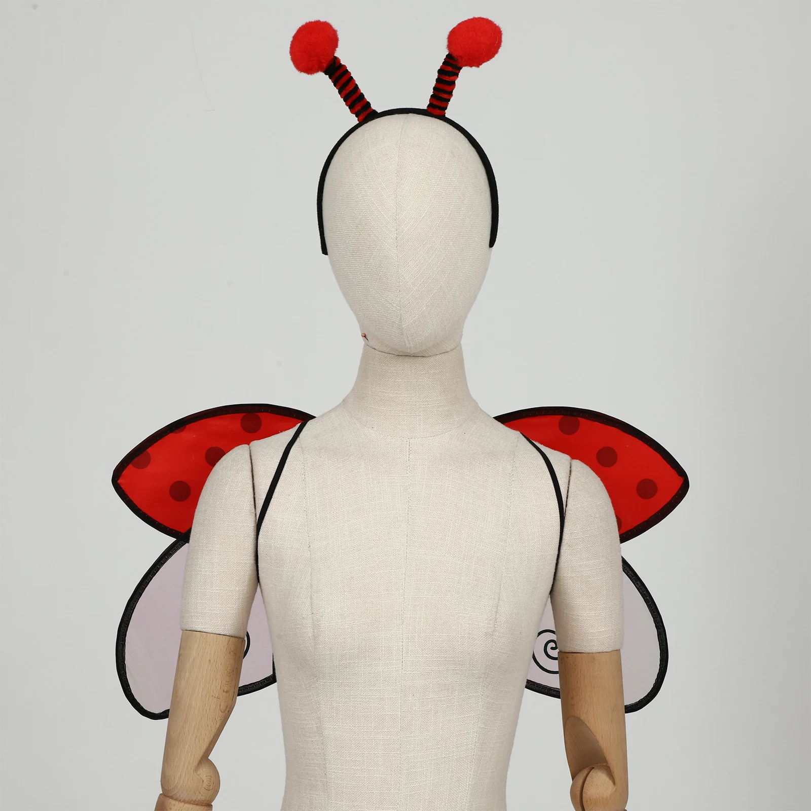 Kids Adults Realistic Insect Wings Costume Set with Adjustable Headband for Bee Butterfly Halloween Cosplay And Themed Parties