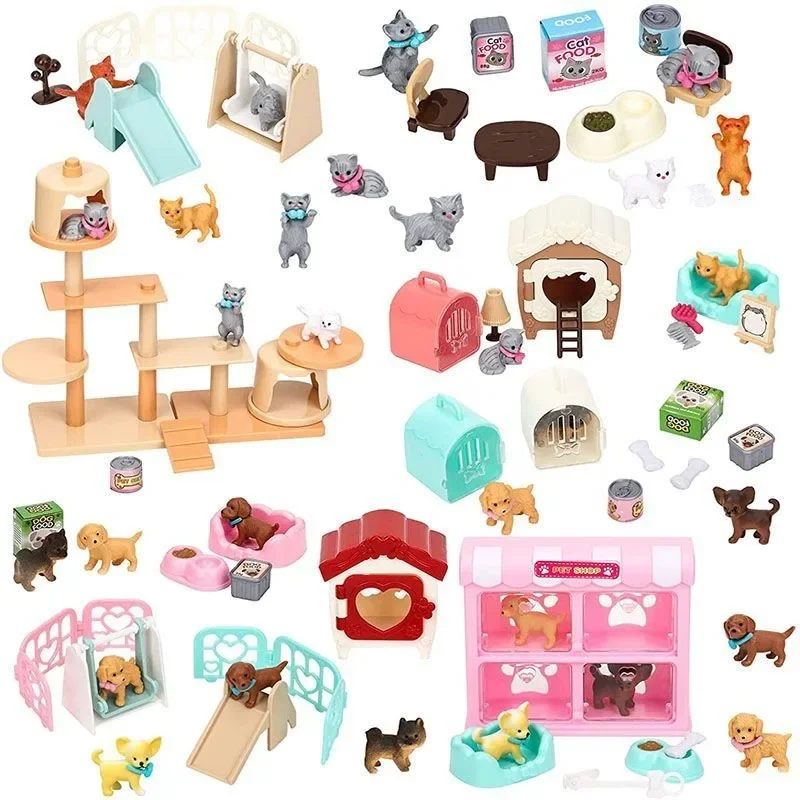 Articles Kawaii lapin pour enfants, animaux de compagnie, jouets, magasin de crème glacée, mini aliments, accessoires de beurre, livraison gratuite, choses pour Barbie, bricolage, maison, jeu de fille