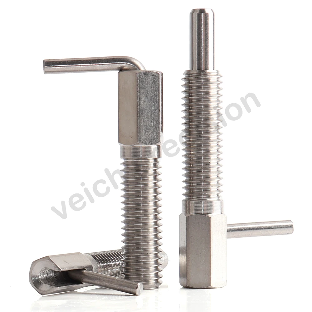 VCN233 Good Quality L handle Cam Indexing Plunger Stainless Steel Quick Release Spring Plunger Retractable Locating Pins