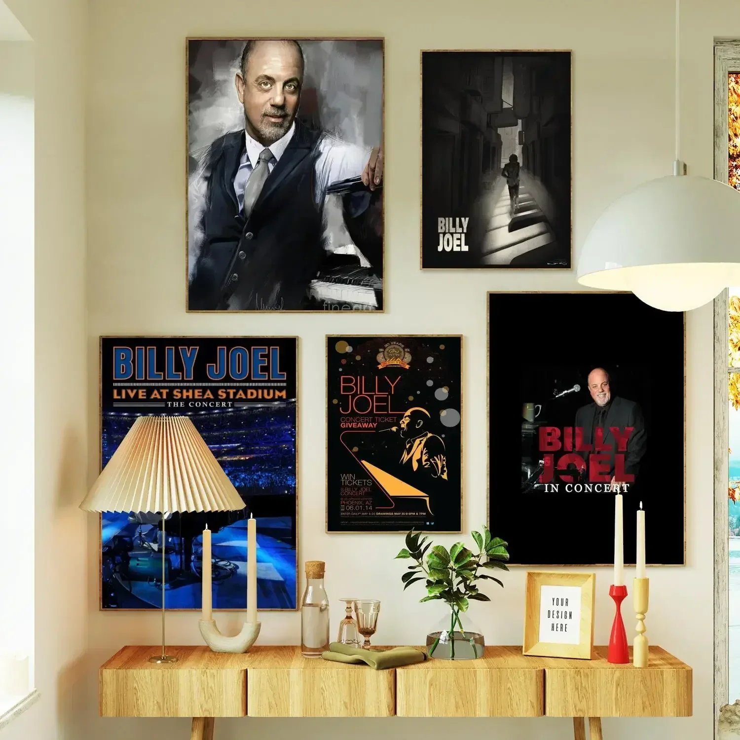 Billy Joel Plakat Wydruki Wall Art Płótno Malarstwo Plakat Dla Nowoczesnej Rodziny Salon Wystrój Domu