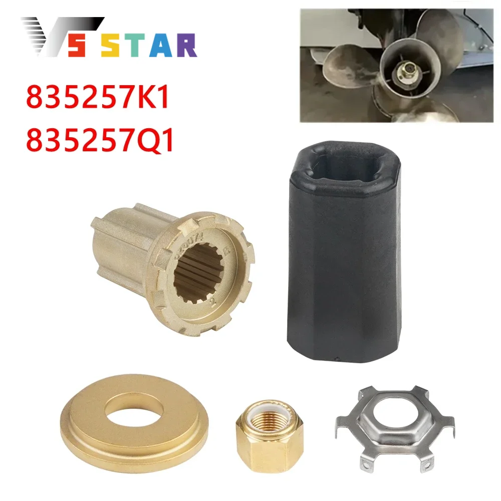 

835257Q1 835257K1 Высококачественный комплект металлической ступицы для MerCruiser 120-375HP Alpha и Bravo One Sterndrives MP-1148