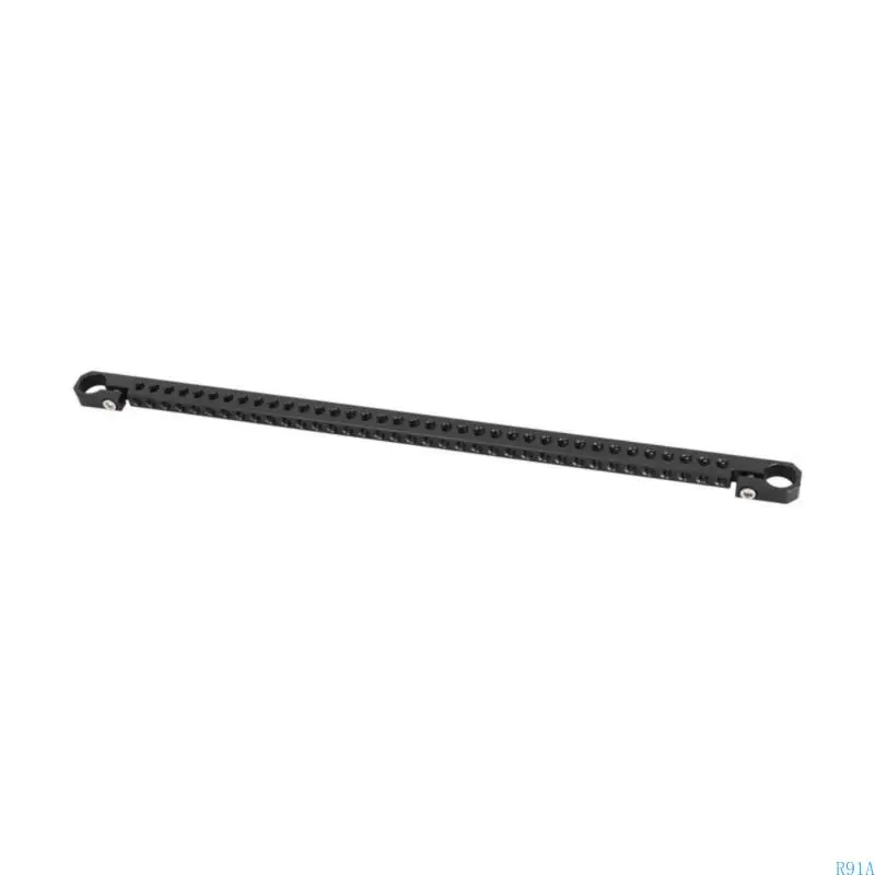 

R91A 400mm Cheese Bar with 15mm Rod Clamp On Both Ends for Camera Monitors Cage Rig Cheese Support Rod for Photography