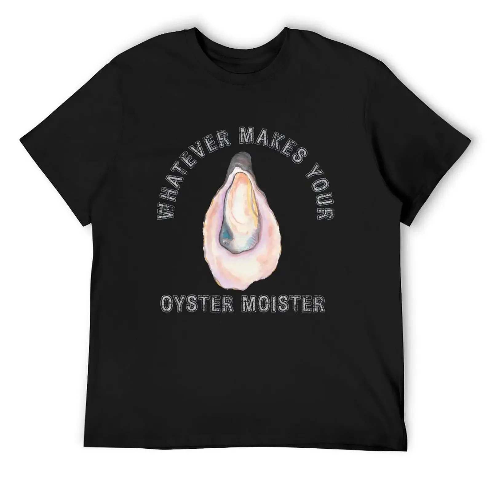 Moister Pearl Sea Oyster Moist Funny Mollusk Clam T-Shirt Short sleeve tee graphics Men's t shirts