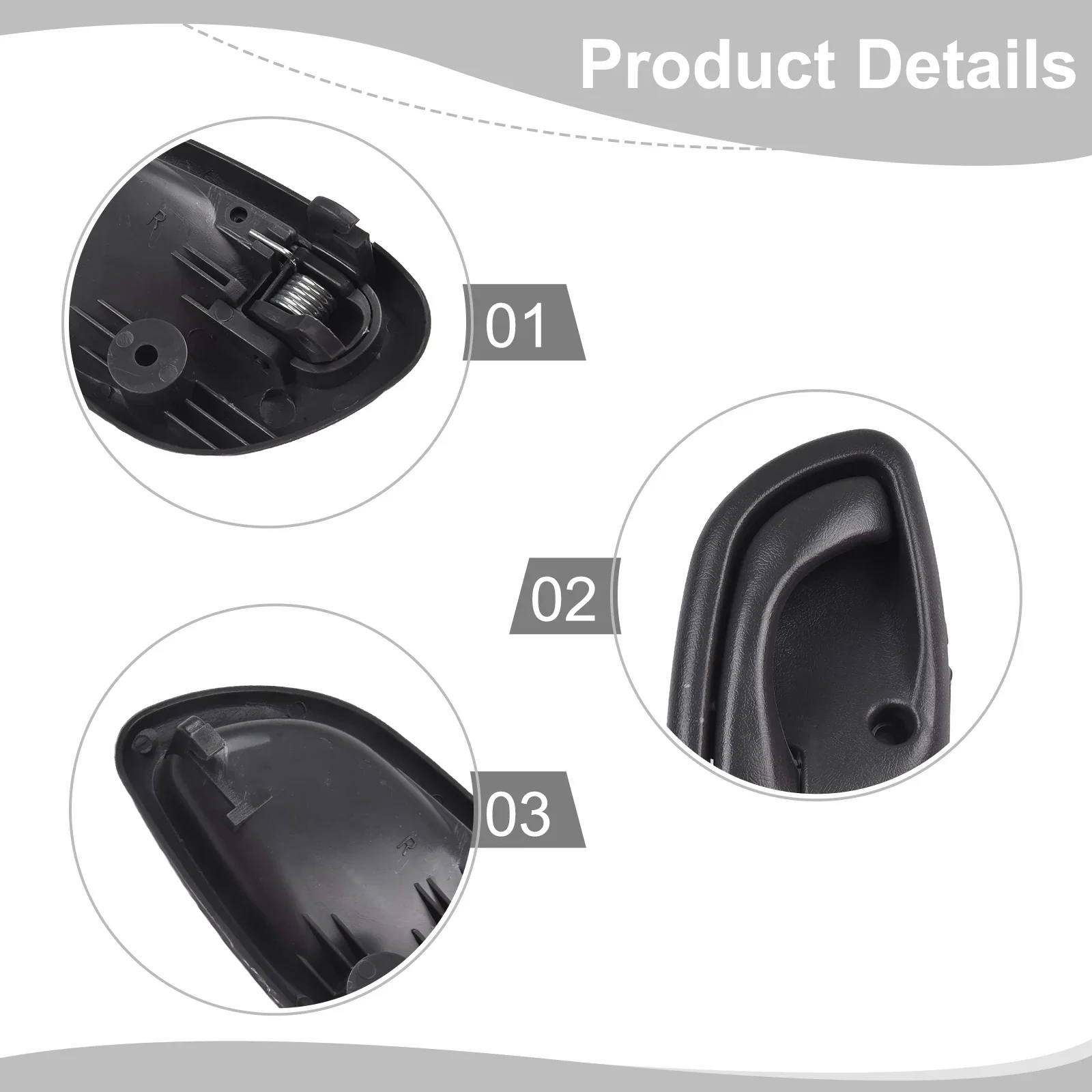 Door Handle Interior Door Handle 1 Piece 1pc 30024123 ABS Accessory Front OR Rear Inside Part Replace Replacement