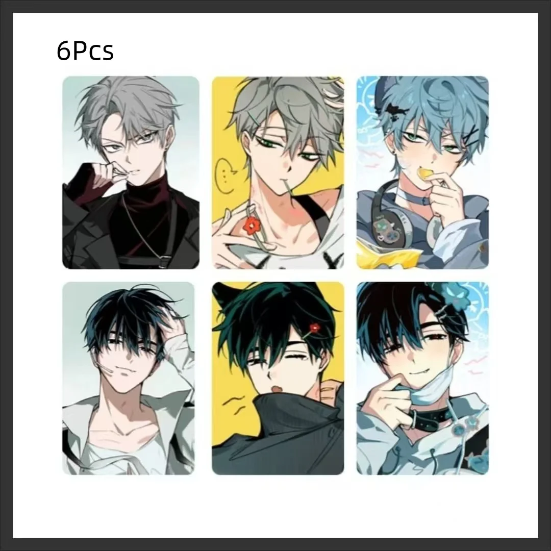 الغريبة المرحلة أنيمي حتى إيفان بطاقة صغيرة صور بطاقات DIY بطاقة بريدية المرجعية أنيمي الملحقات 6 قطعة/المجموعة
