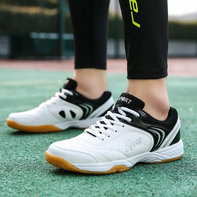 Męskie profesjonalne buty sportowe do badmintona para tenis sportowe buty treningowe tenis stołowy siatkówka męskie trampki duży rozmiar 46