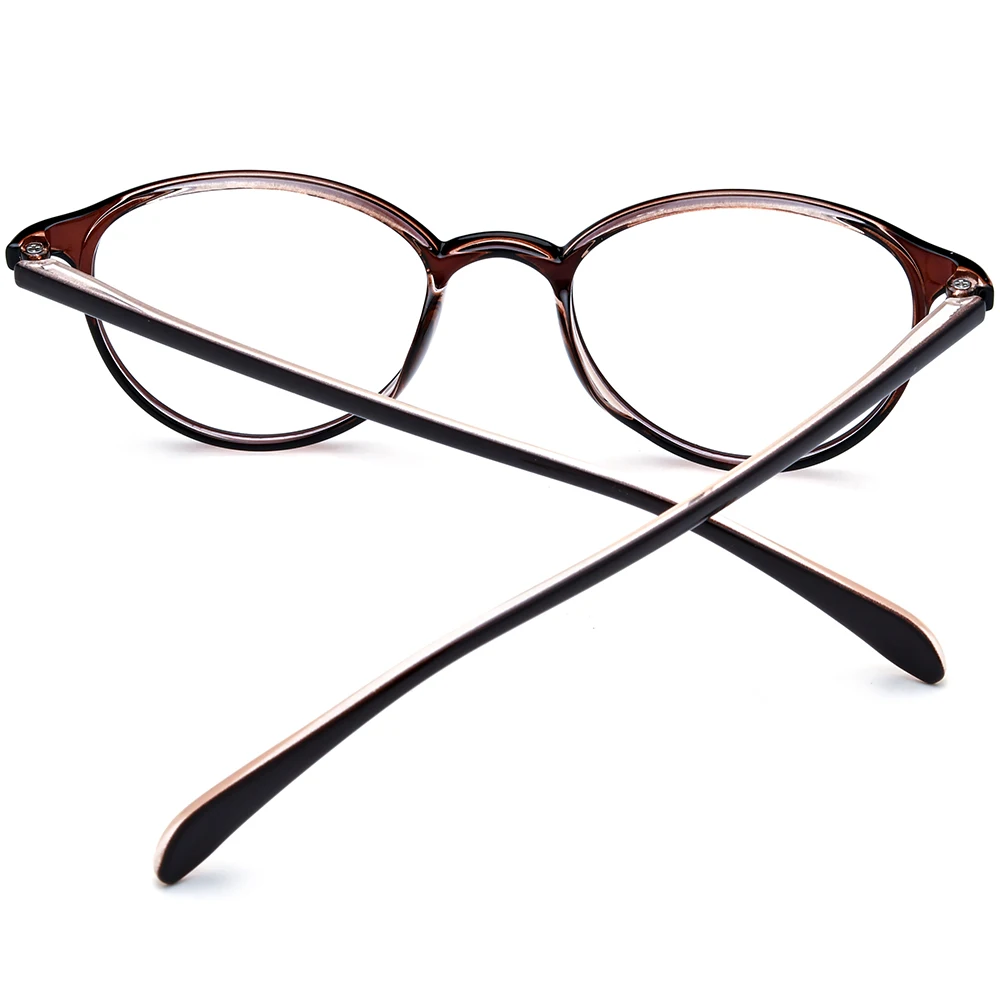 NIANZHEN TR90 النظارات النساء 2025 البيضاوي العلامة التجارية تصميم النظارات الإطار الرجال خفيفة الوزن الرجعية خمر نظارات نظارات 7122 #3