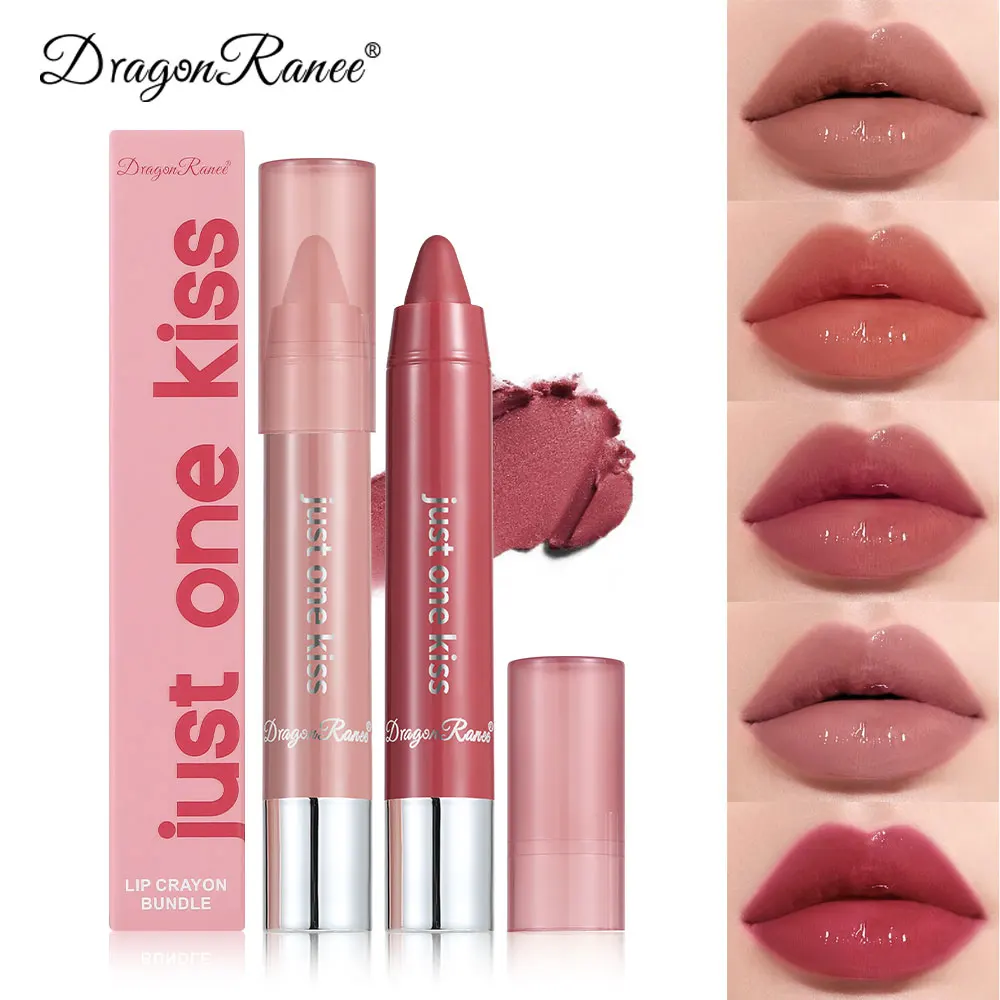 Brightening Crayon Lipstick, Enhances Complexion, Plumps Lips, Versatile Moisturizing Lip Gloss, Hydrating Lip Mud, Gentle Lip Balm