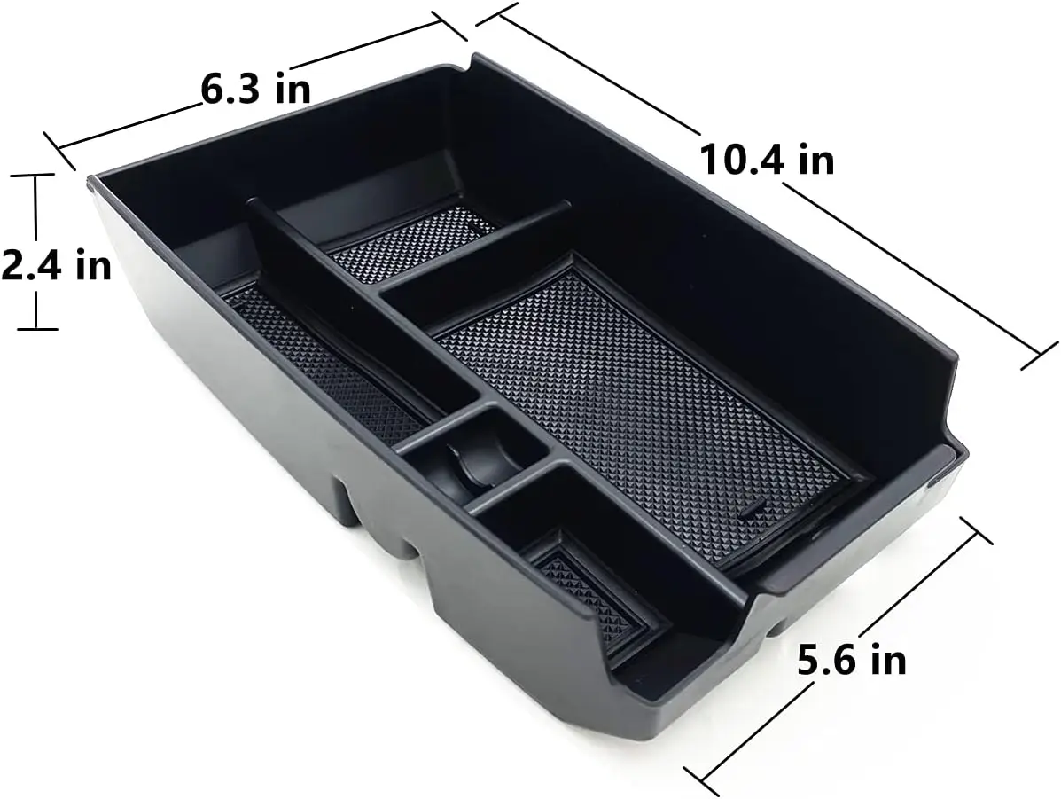 Sport  Accessories Center Console Tray Organizer For Ford Escape Bronco  Armrest Secondary Storage Box