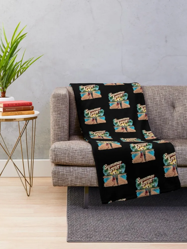 Summer Lovin Throw Blanket Stuffeds Cute Sofa Throw Retros Blankets