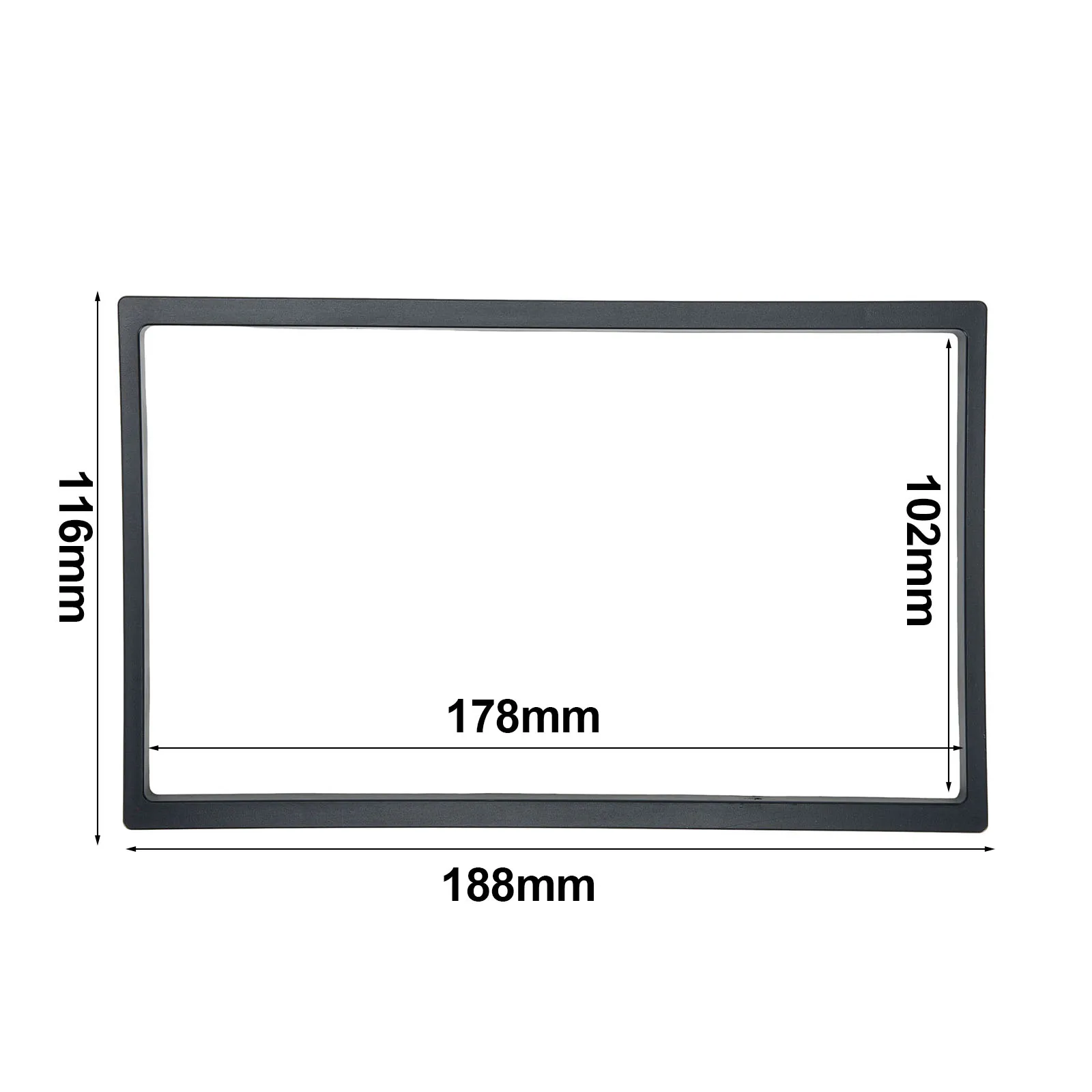 Car Stereo Radio Panel 2Din Frame For 7\" Large Screen Car Audio Surround Panel Electronics GPS Navigation Fascia Bezels