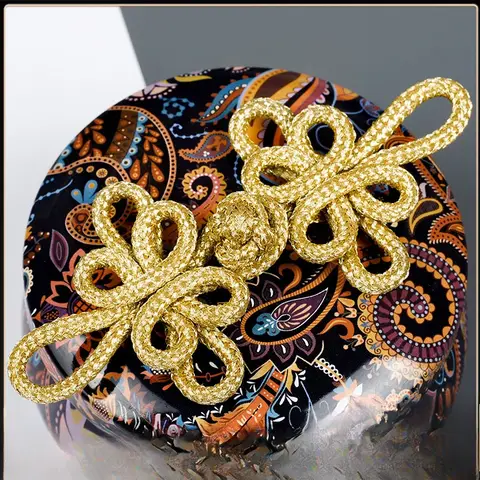 5/10PCS Chinese Knot Button Wire Chinese Cheongsam Button Dragonfly Knot Fastener Closures DIY Apparel Sewing Supplies