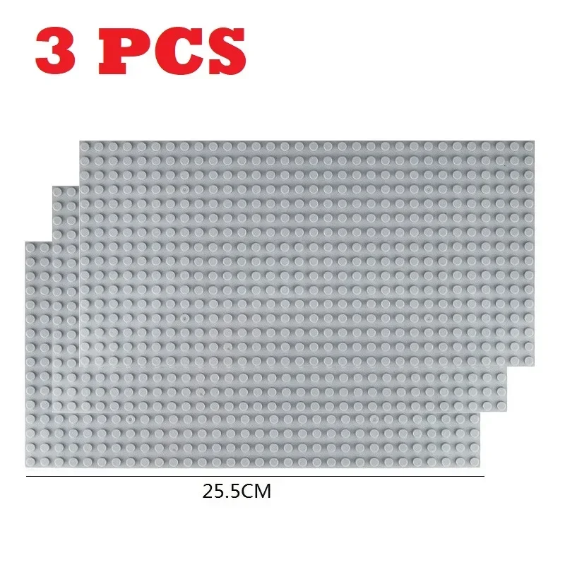 3PCS MOC Klassieke Basisplaten Blokken 32x32 32x16 Dots Plastic Building BasePlates Bricks Assembly Stad Weg Tuin bouw