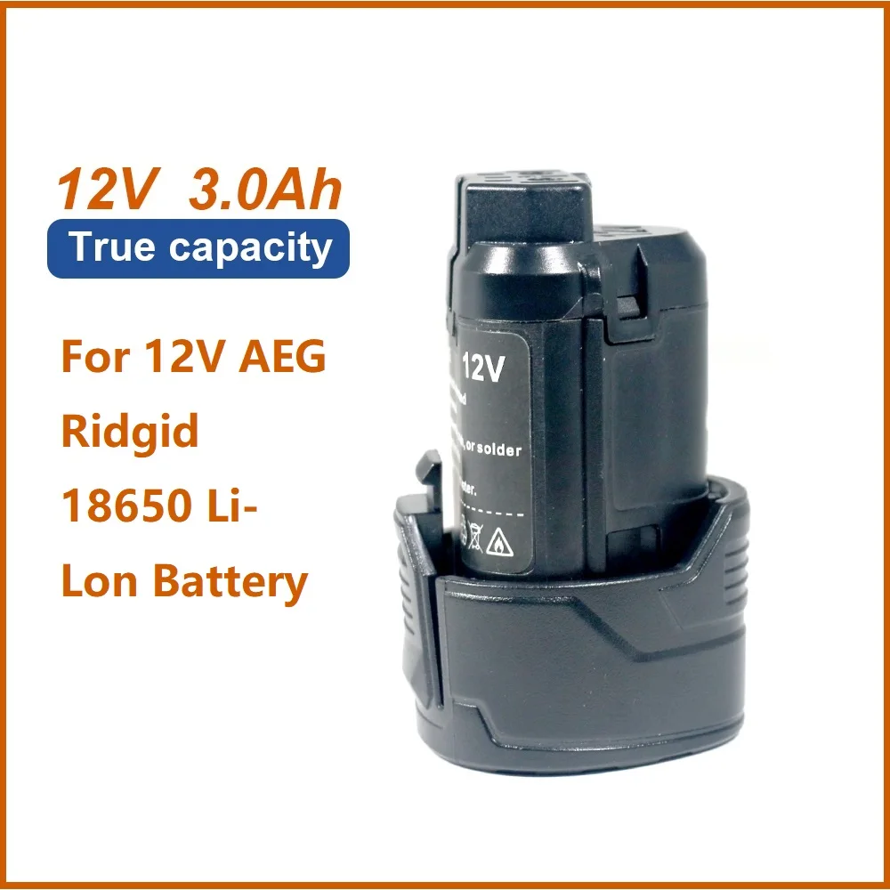 ل 12 فولت AEG Ridgid 1500 مللي أمبير-3000 مللي أمبير قابلة للشحن 18650 بطارية ليثيوم ل 12 فولت AEG Ridgid L1215 BS12C ، BS12C2 ، BSS12C L1215P L1215R