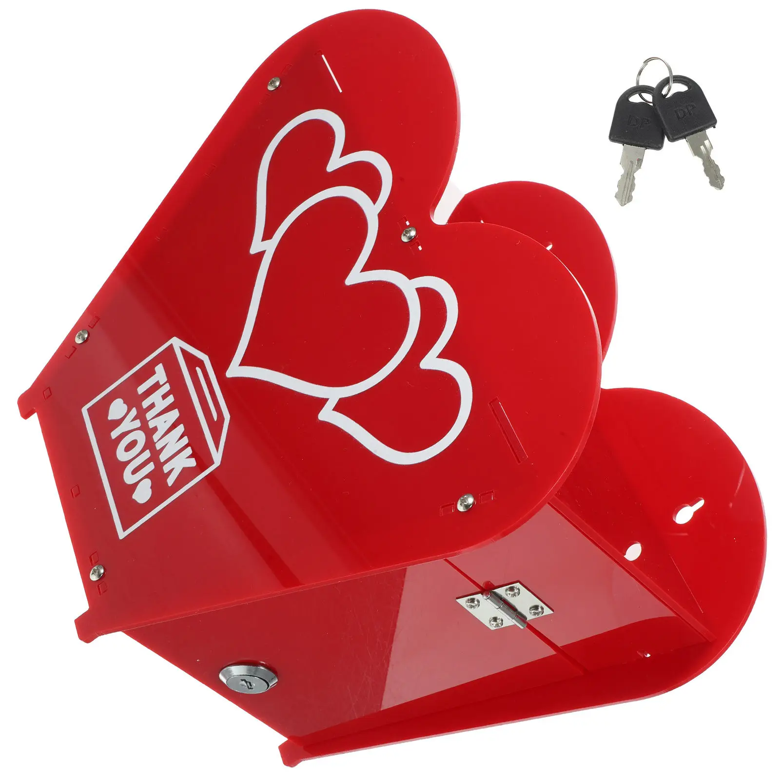 Sturdy Decorative Donation Box Professional Suggestion and Collection Container Compact Desktop Use High-Grade Material