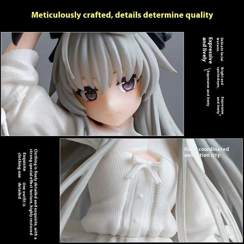 

Anime Figure Birthday Gift Yu No Kuni No Bouken Sister Model Desktop PC Case Decoration Doll Collectible Toy For Fans