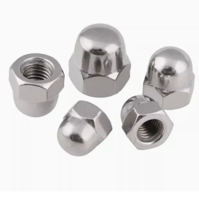 

2-10pcs DIN1587 304 Stainless Steel Hex Cap Nut Domed Decrotive M3 M4 M5 M6 M8 M10 M12 M14 M16 For Standing Finish Rivet Nuts