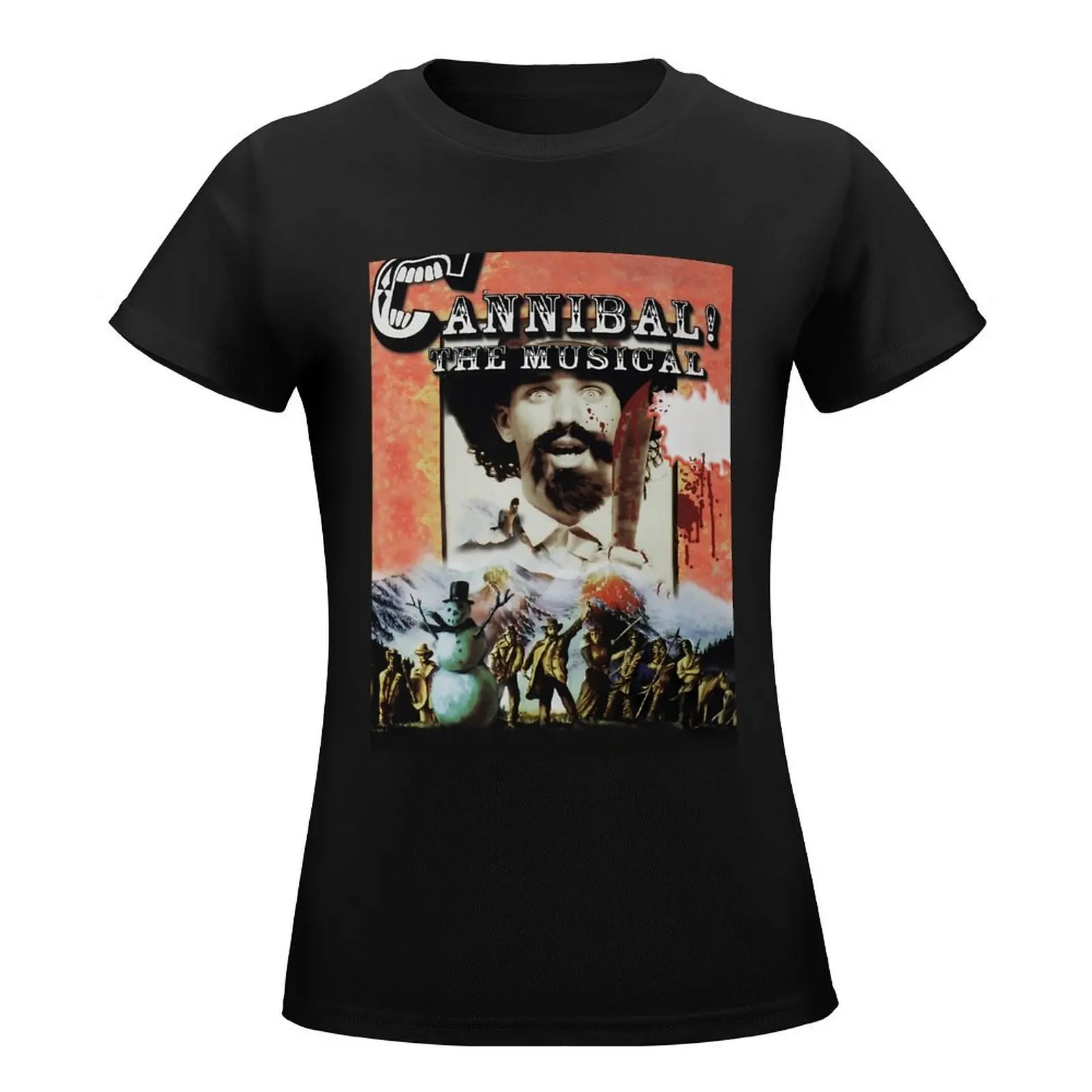 Cannibal! The Musical T-Shirt vintage Aesthetic clothing animal print summer blouses woman 2024