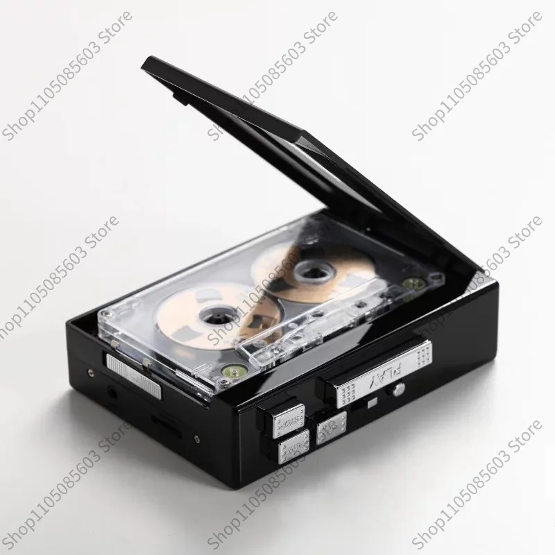 Retro Cassette Player Walkman Auto‑Reverse Stereo Tape Player Bluetooth Speaker FM Radio Portable Vintage Music Player